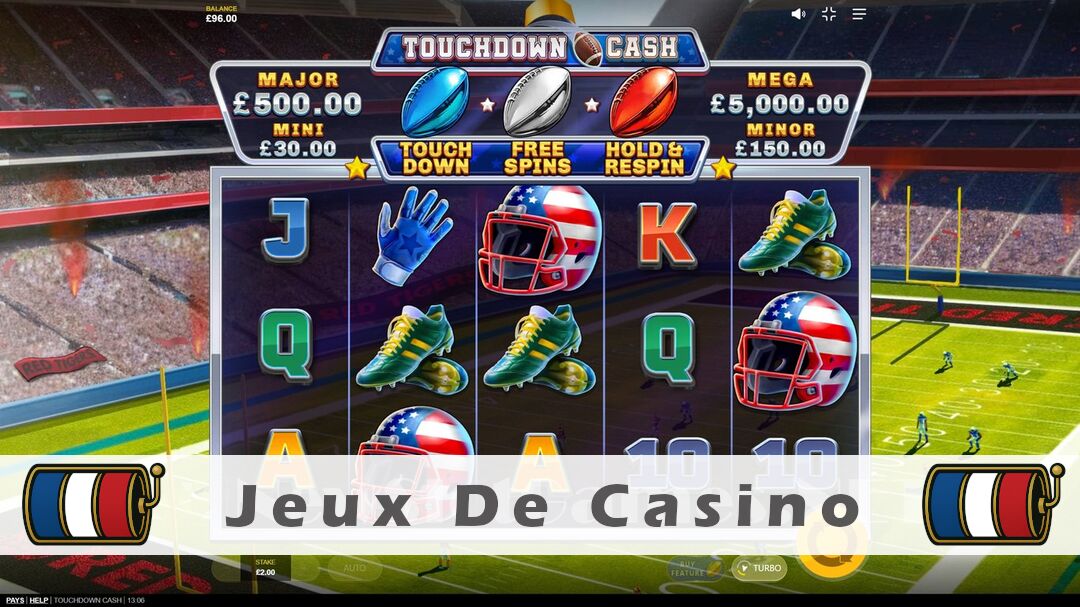 Démo de la machine à sous Touchdown Cash Slot