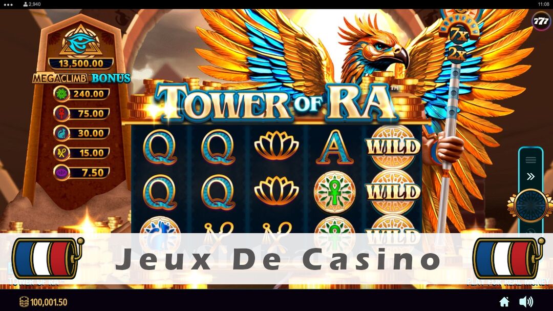 Démo de la machine à sous Tower of Ra Slot