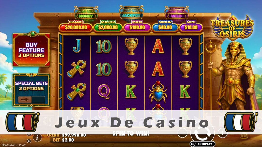 Démo de la machine à sous Treasures of Osiris Slot