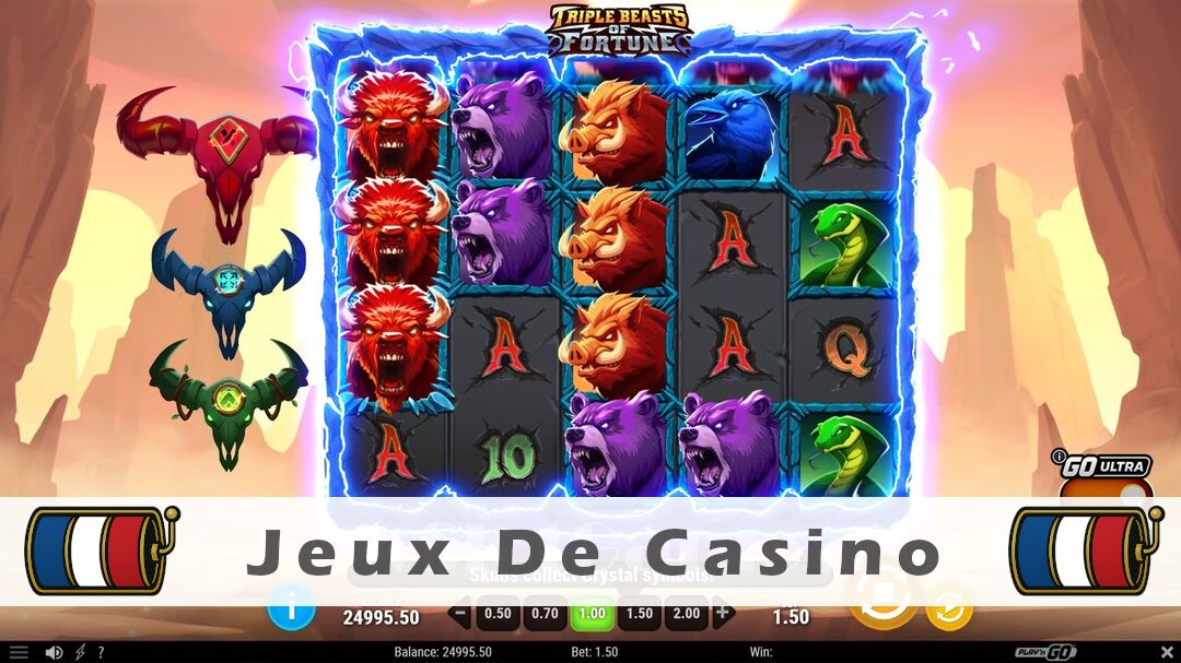 Démo de la machine à sous Triple Beasts of Fortune Slot