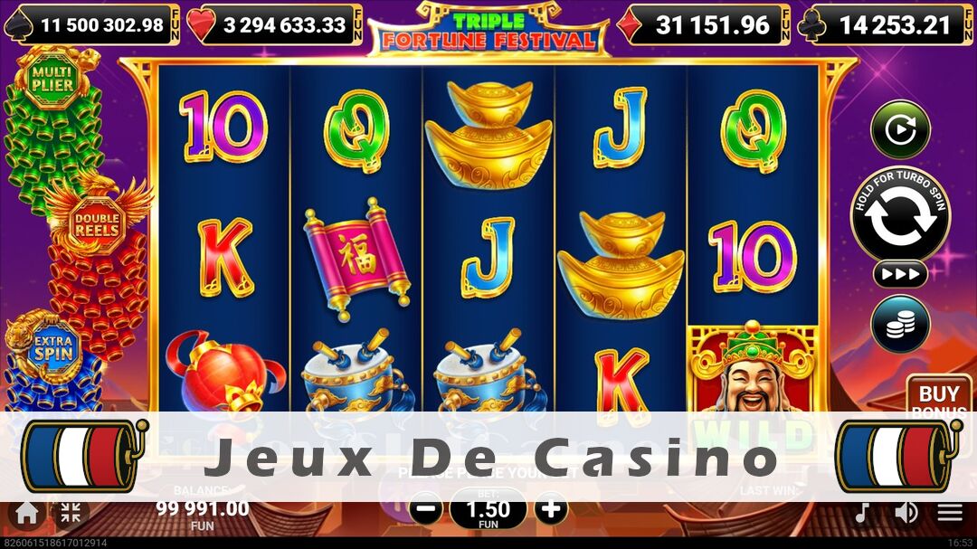 Démo de la machine à sous Triple Fortune Festival Slot