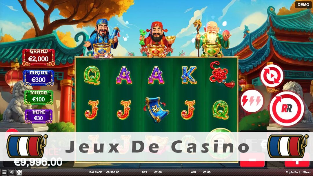 Démo de la machine à sous Triple Fu Lu Shou Slot