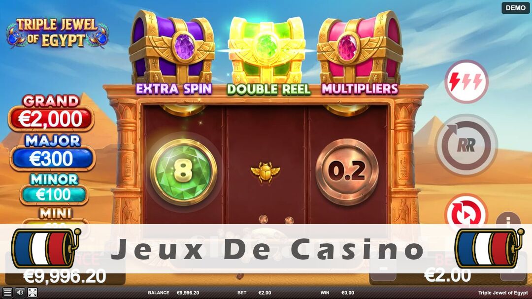Démo de la machine à sous Triple Jewel of Egypt Slot