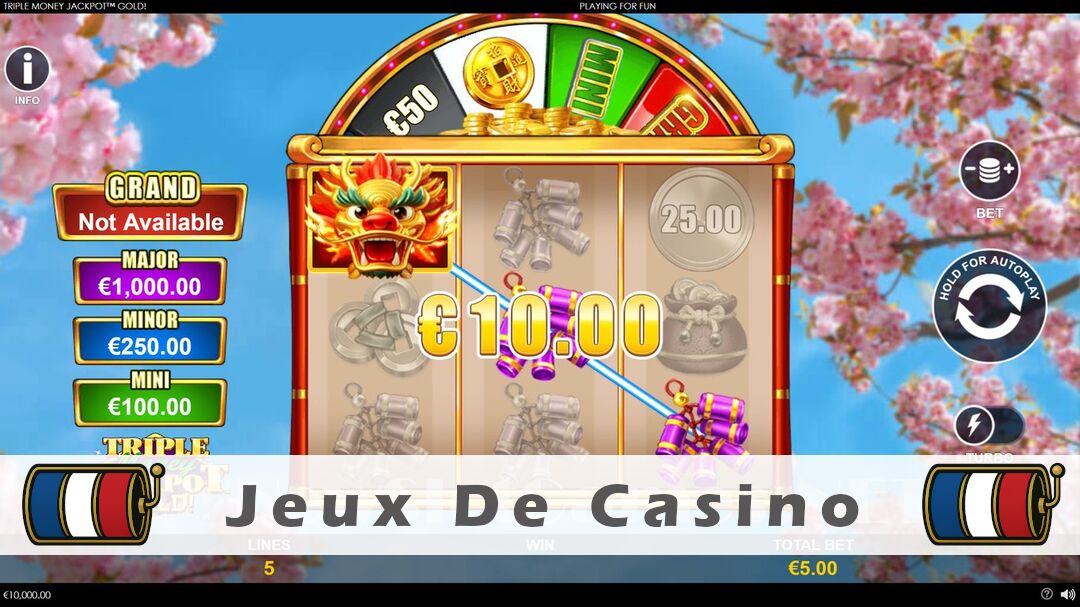 Démo de la machine à sous Triple Money Jackpot Gold Slot