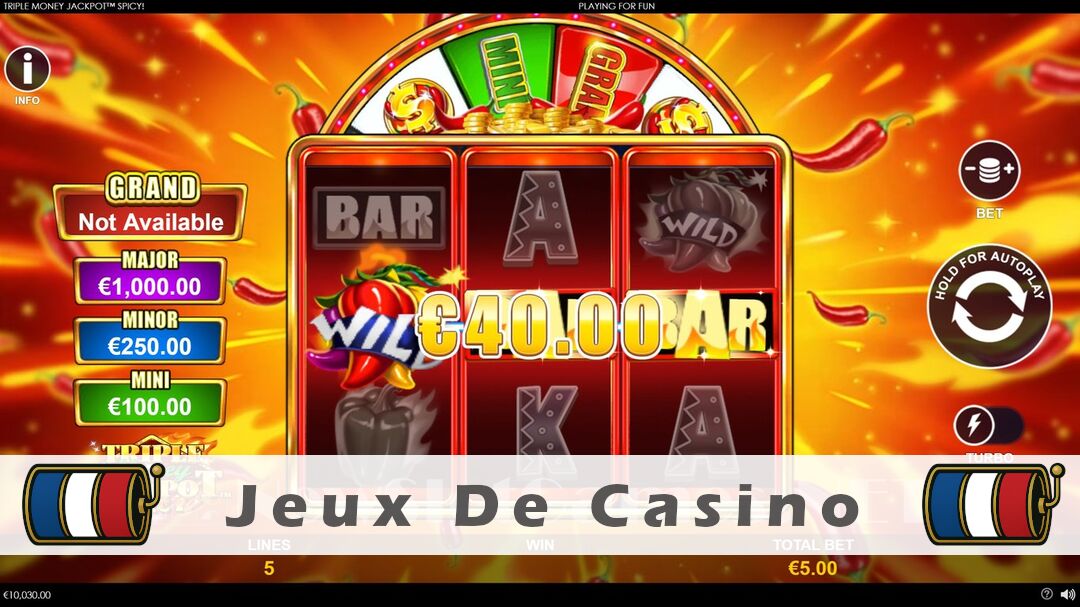 Démo de la machine à sous Triple Money Jackpot Spicy Slot
