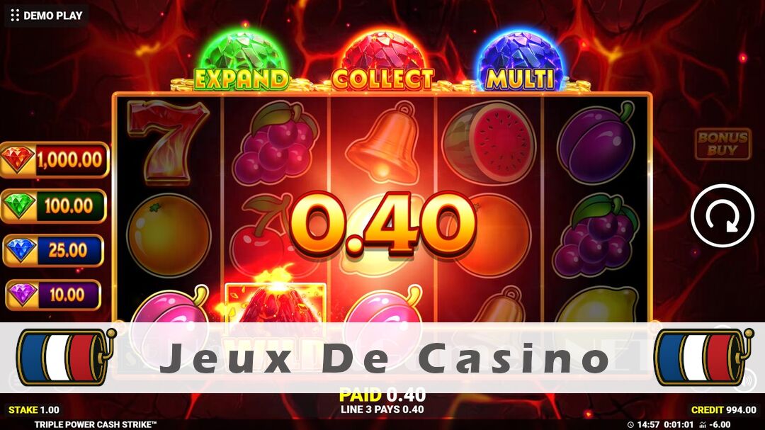 Démo de la machine à sous Triple Power Cash Strike Slot