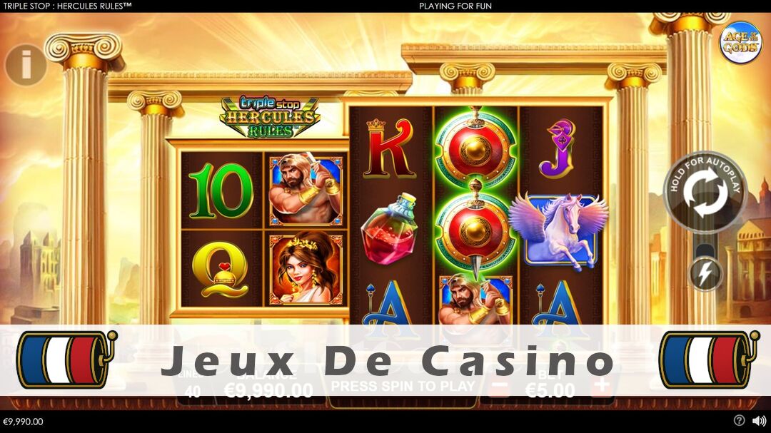 Démo de la machine à sous Triple Stop Hercules Rules Slot