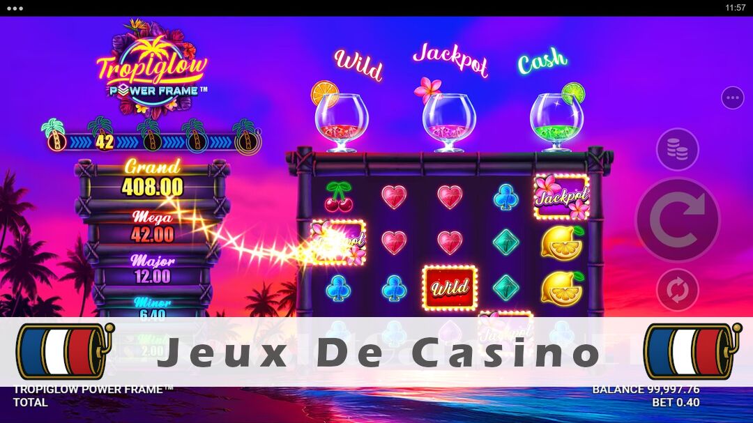 Démo de la machine à sous Tropiglow Power Frame Slot