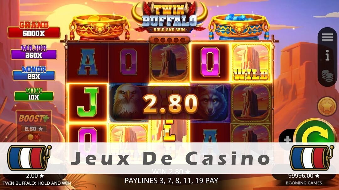 Démo de la machine à sous Twin Buffalo Hold and Win Slot