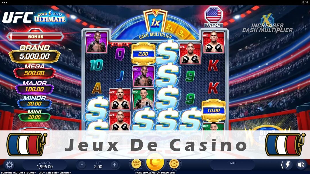 Démo de la machine à sous UFC Gold Blitz Ultimate Slot