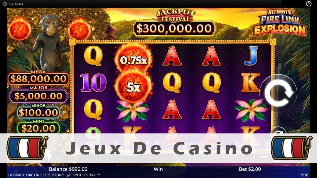 Démo de la machine à sous Ultimate Fire Link Explosion Slot