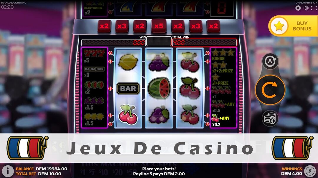 Démo de la machine à sous UltraXtreme 777 Slot