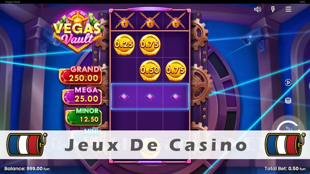 Démo de la machine à sous Vegas Vault Slot