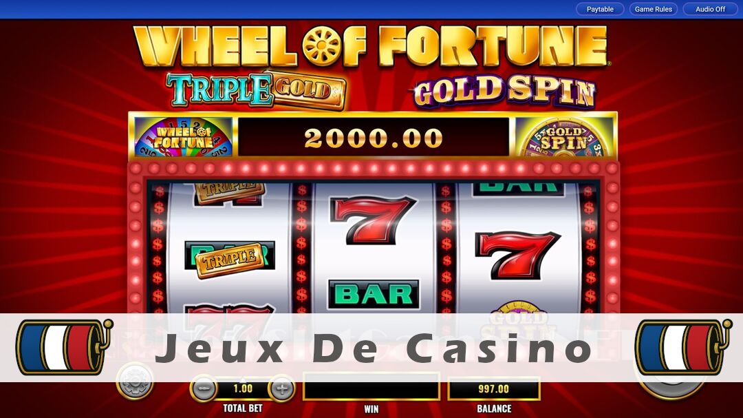Démo de la machine à sous Wheel of Fortune Gold Spin Deluxe Triple Stars Slot