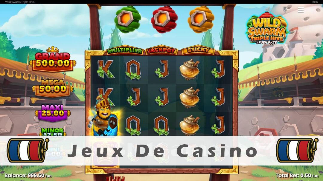 Démo de la machine à sous Wild Swarm Triple Hive Slot