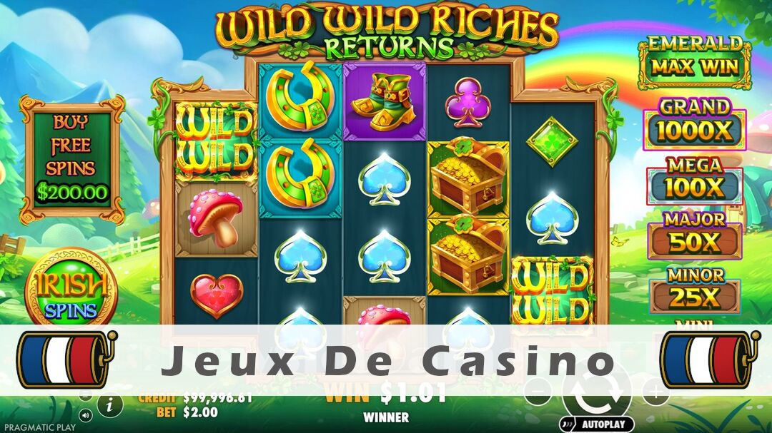 Démo de la machine à sous Wild Wild Riches Returns Slot