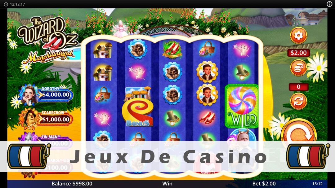 Démo de la machine à sous The Wizard of Oz Munchkinland Slot