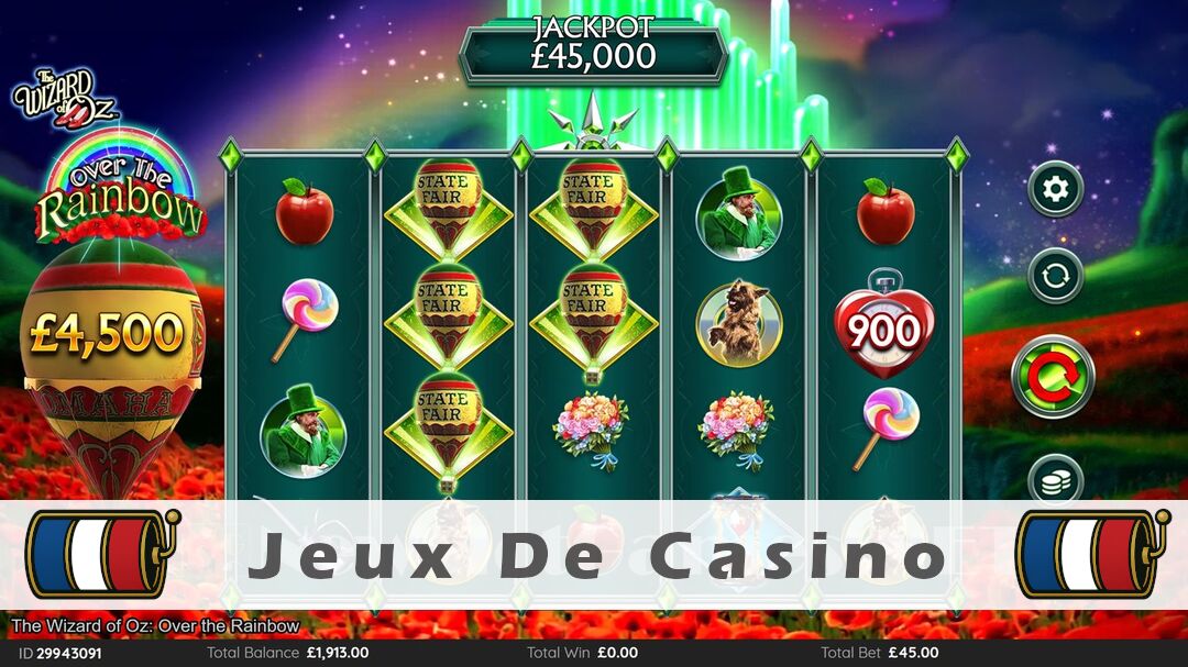 Démo de la machine à sous The Wizard of Oz Over the Rainbow Slot
