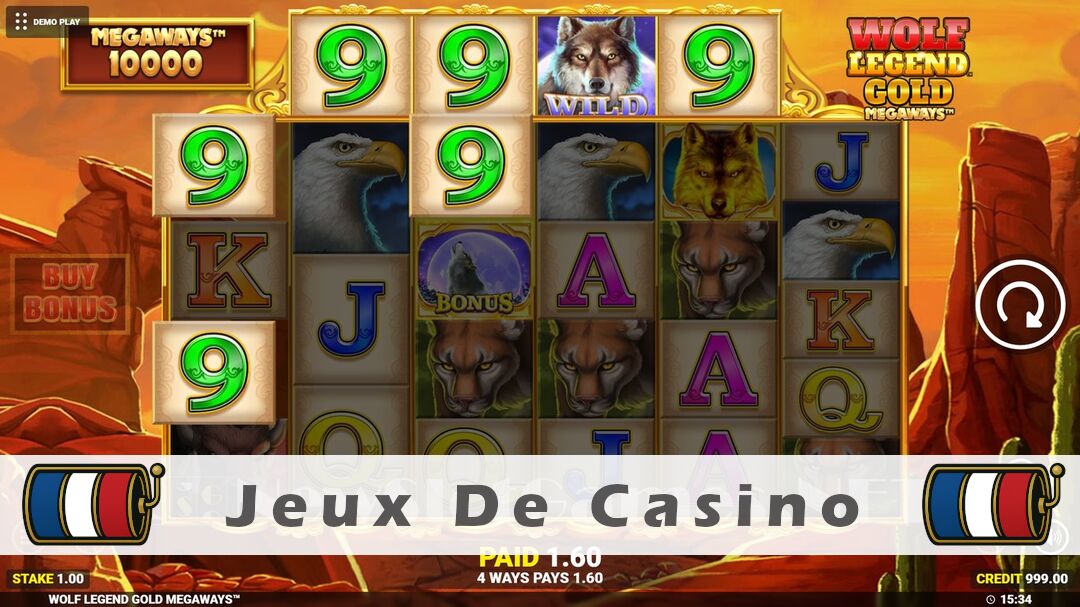 Démo de la machine à sous Wolf Legend Gold Megaways Slot
