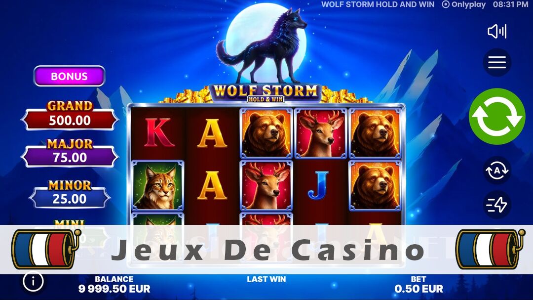 Démo de la machine à sous Wolf Storm Hold & Win Slot