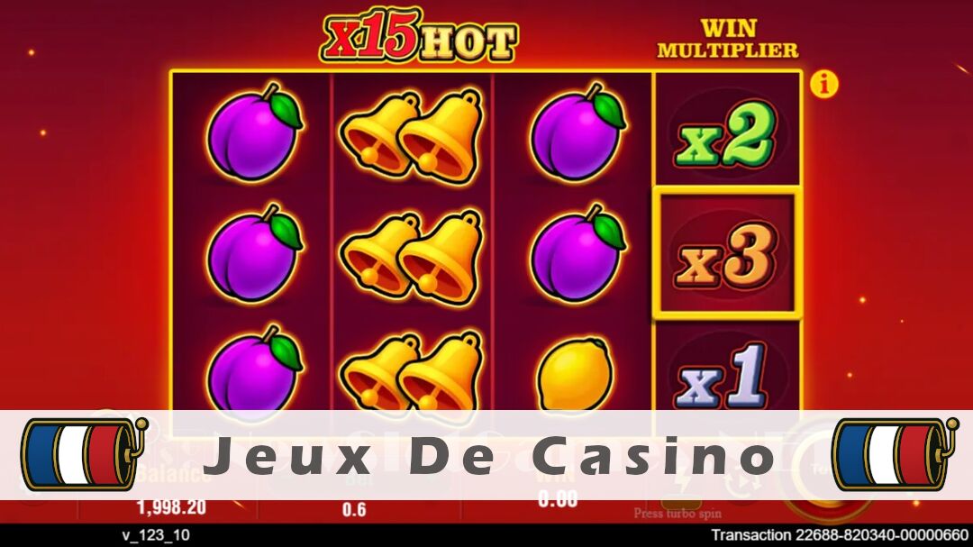Démo de la machine à sous X15 HOT Slot