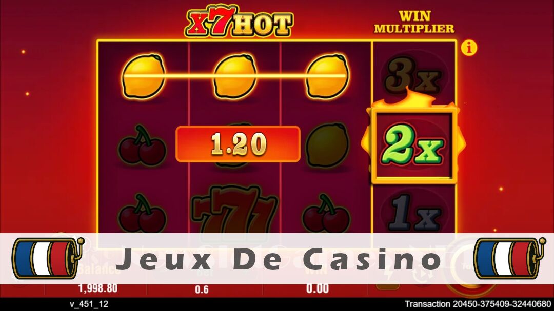 Démo de la machine à sous X7-Hot Slot