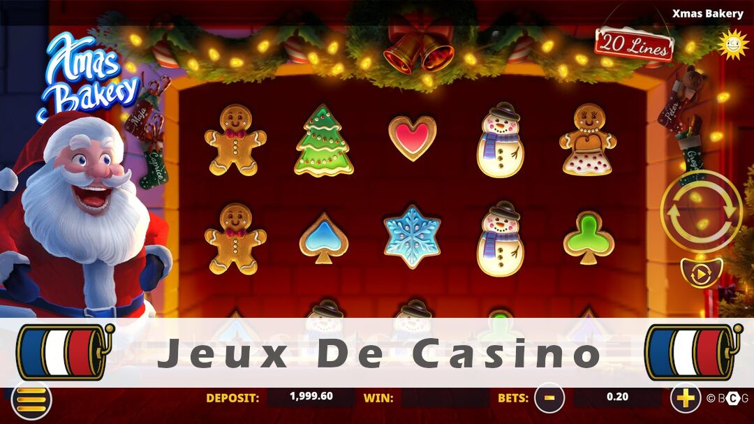 Démo de la machine à sous Xmas Bakery Slot