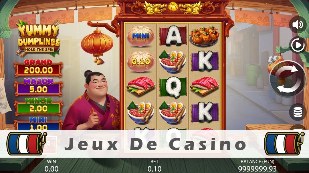 Démo de la machine à sous Yummy Dumplings Hold The Spin Slot