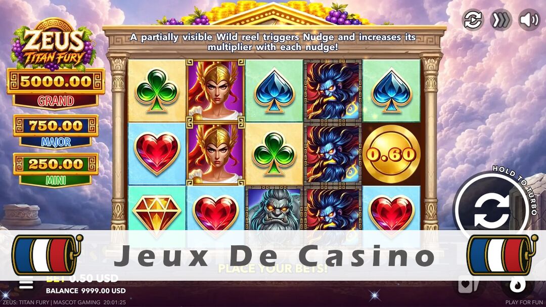 Démo de la machine à sous Zeus Titan Fury Slot